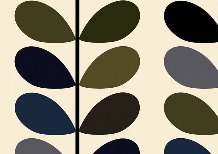 Orla Kiely Multi Stem, Moss - Twist&Fit Roman Blind - Image 8